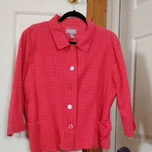 Chico's Button Down Shirt/Jacket